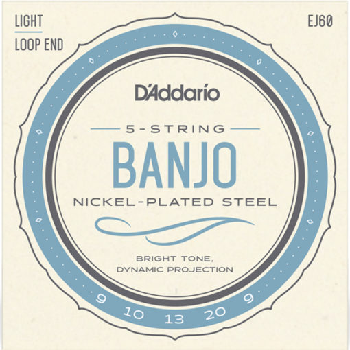 d'addario EJ60 5-string banjo strings