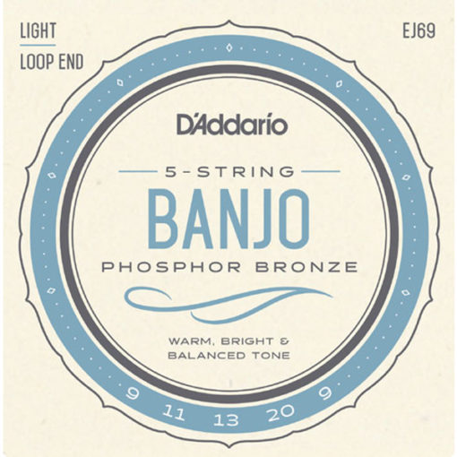 d'addario EJ69 5-string banjo strings