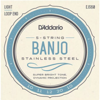 d'addario EJS60 5-string banjo strings