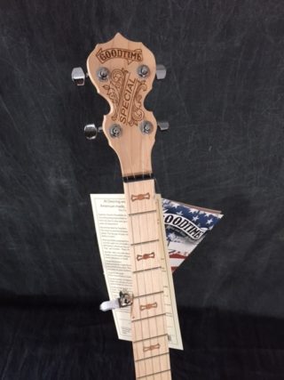 deering goodtime special resonator headstock
