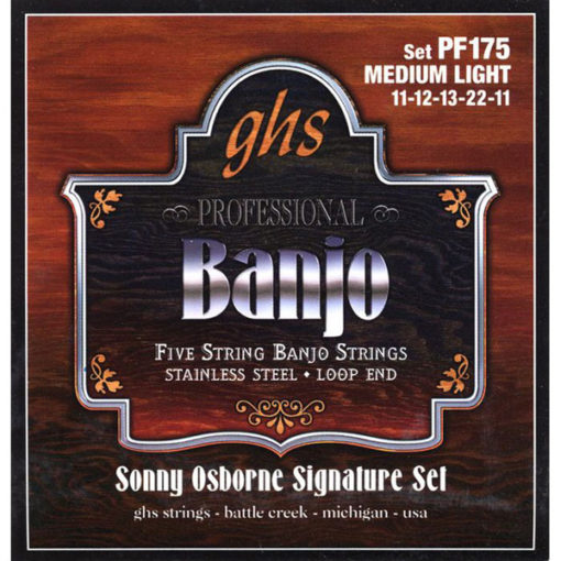 ghs banjo strings pf 175