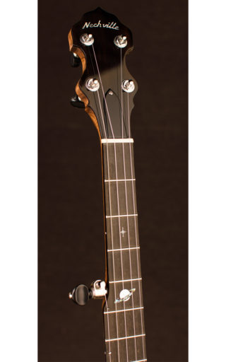 nechville atlas 5-string banjo headstock