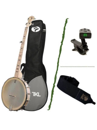 goodtime old time americana by deering banjo beginner starter pack