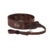 deering rustic leather banjo strap