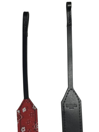 baldwin leather with stitched cloth banjo strap