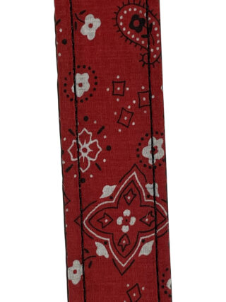 baldwin leather with stitched cloth banjo strap